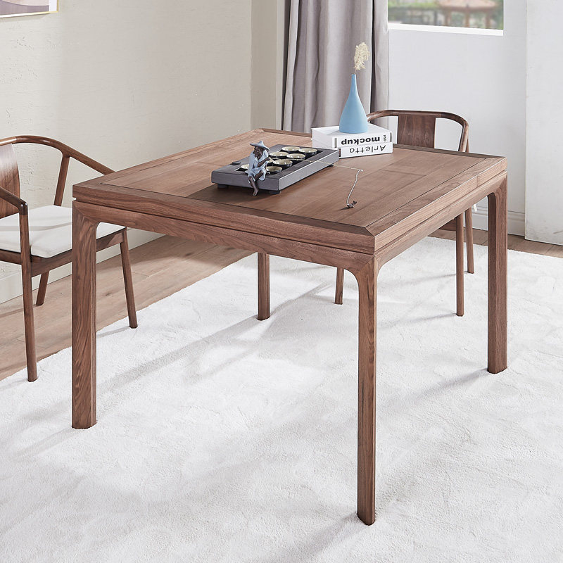 Zobilin black walnut wood Eight Immortals Table New Chinese eight-fairy table solid wood square quadrilateral table Jing Zhixian Table