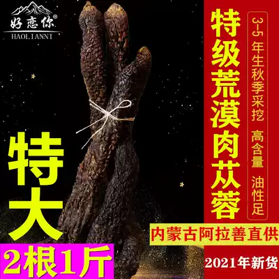 Cistanche deserticola wild Inner Mongolia special whole root 500g wine wine Chinese medicinal material Alxa Cynomorium Epimedium