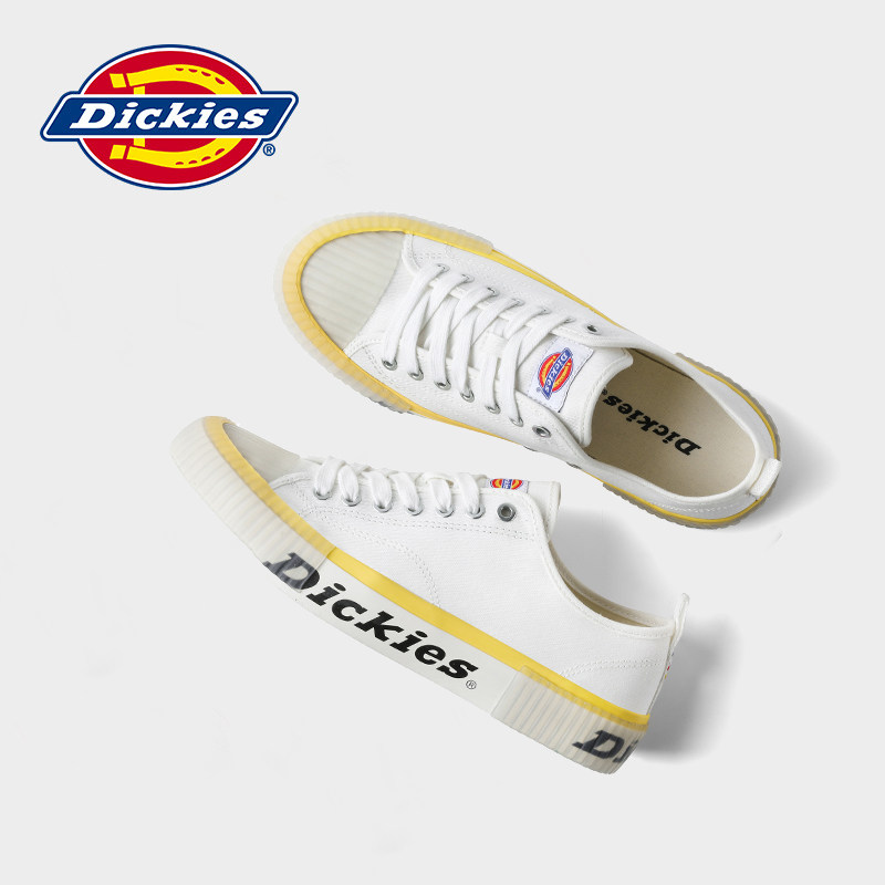 Dickies Canvas Shoes Men Low Help Shell Heads Student Board Shoes Male Couple's Jelly Bottom Summer Breathable Men's Shoes