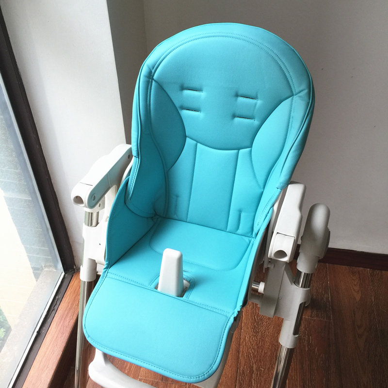 Kub canyobi children's dining chair cushion pu leather seat cover cushion five-point safety belt baby chair strap accessories