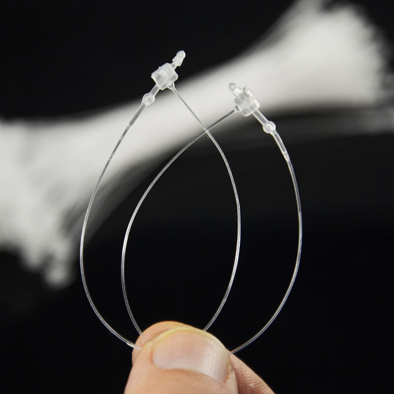 5 inch 7 inch 9 inch premium hanging card hand wearing needle mother buckle hanging tag line rubber needle hanging rope clothing sling 1000 bar