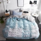 Chăn bông san hô đơn mảnh cotton nữ Fale nhung mùa thu và mùa đông cộng với nhung dày ấm flannel quilt cover nam - Quilt Covers 	chăn phao siêu nhẹ	