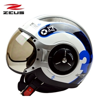 Trung Quốc Đài Loan Rui Shi ZEUS mũ bảo hiểm xe máy nam và nữ Hoàng tử mũ bảo hiểm retro một nửa xe điện - Xe máy Rider thiết bị bó gối aolikes