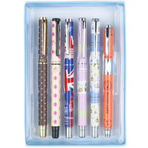 Hero pen 6 packs of primary school students with cartoon posture practice men and women students set