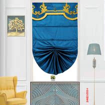 Roman curtain curtain fan-shaped toilet lifting Nordic European simple bedroom living room dining room custom