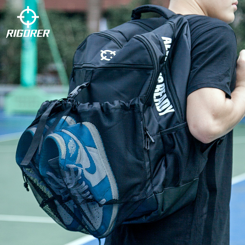 Quasi basketball backpack multifunctional large-capacity backpack waterproof net bag portable football training sports bag