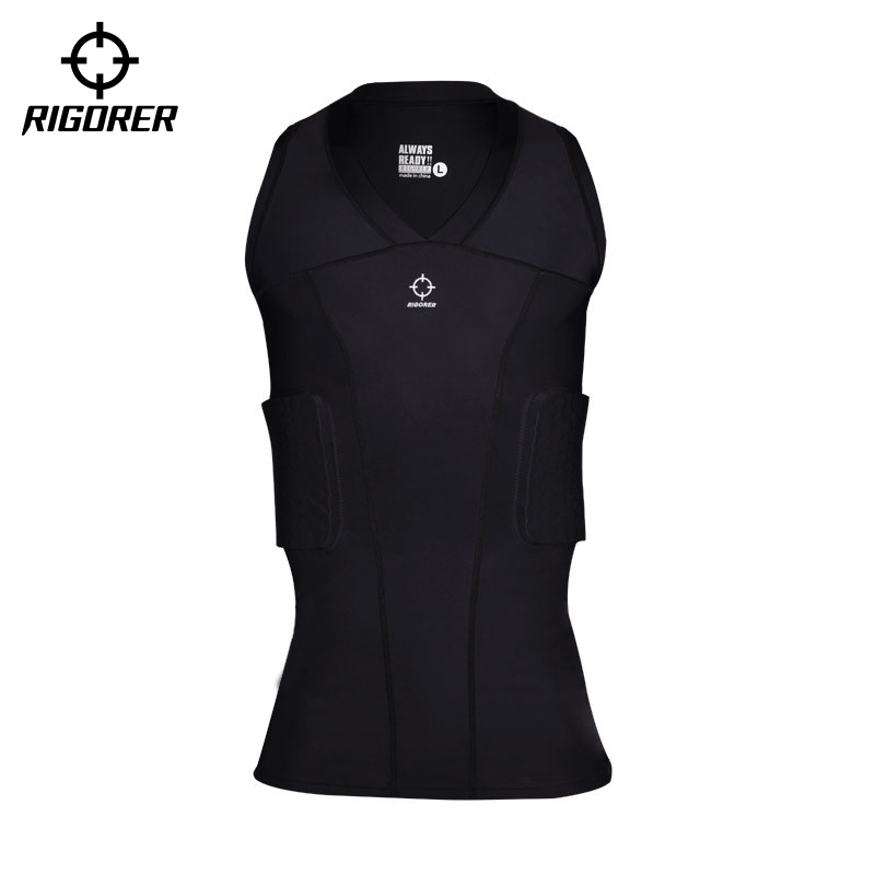 Approver honeycomb anticollision suit breathable inside wearing tight fit basketball vest for men's clothing