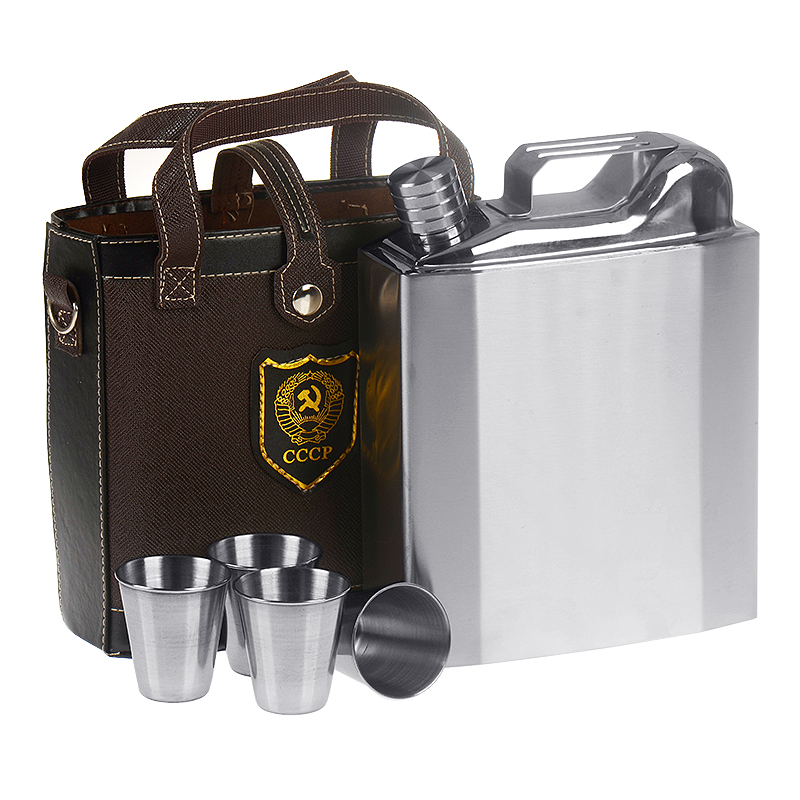 Pepsi Le large capacity 5 kg oil drum thick stainless steel wine jug portable outdoor portable metal kettle customization