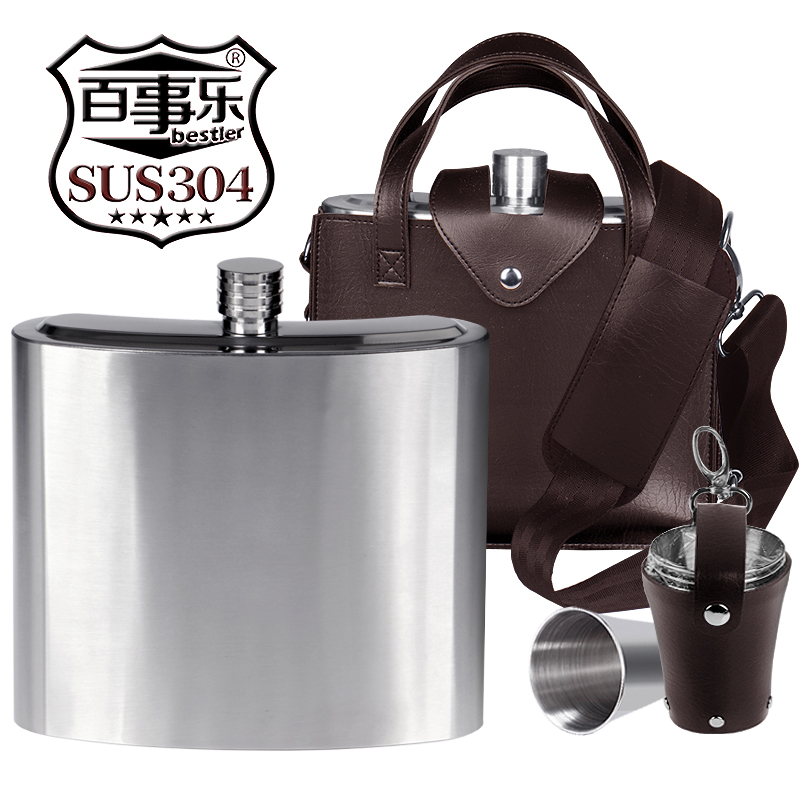 Pepsi Le 2500ml 5 kg 70 silk thickened 304 stainless steel wine jug portable kettle with military outdoors