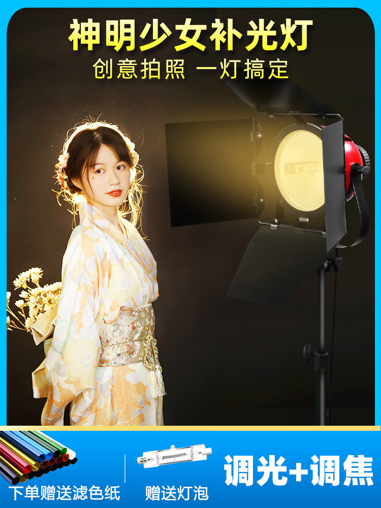 Selens 800W Warm Light Photography Light, LED Professional Light for Photography, Live Streaming, Backgrounds, Film & Television, Indoor Lighting, Spotlight, Backlight, Hair Light - .com