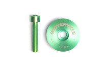  Godandfamous TEAM TITANIUM TOP CAP-GREEN Handle STAND COVER