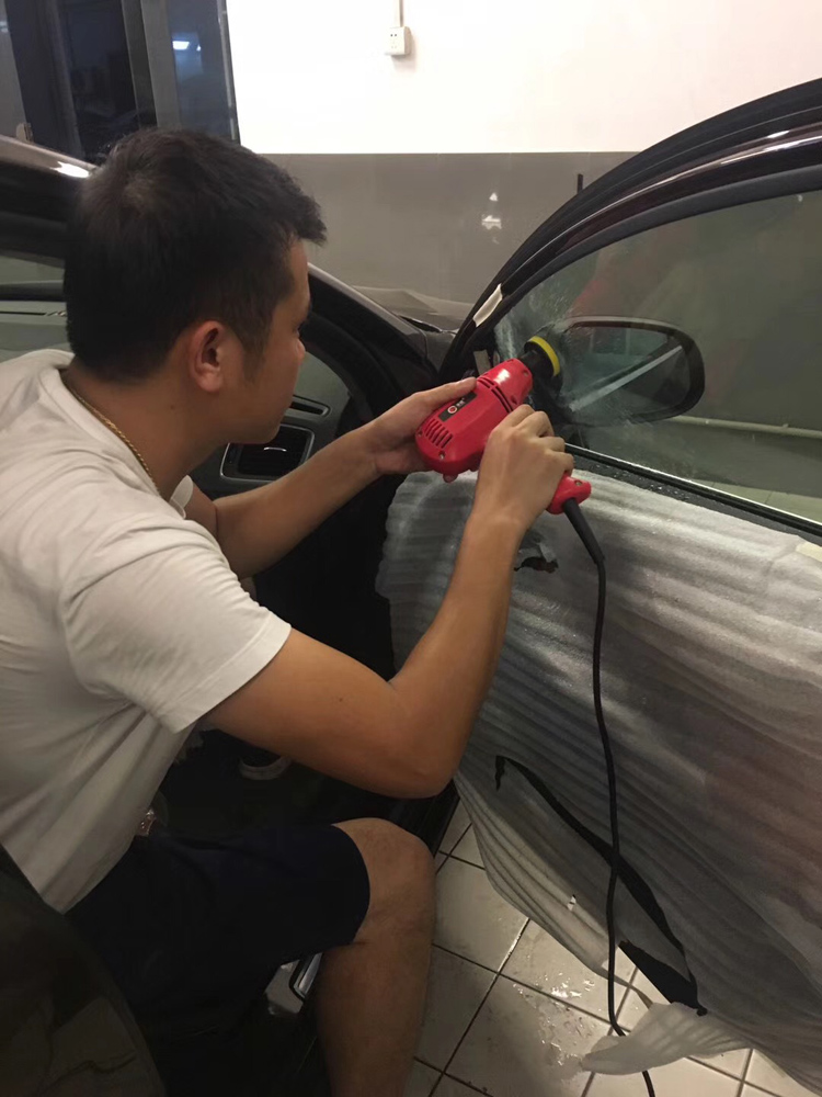 Fengcheng auto glass scratch repair polishing motorcycle on-board Qingqi speed control car home 2 with waxing machine concentric RO machine