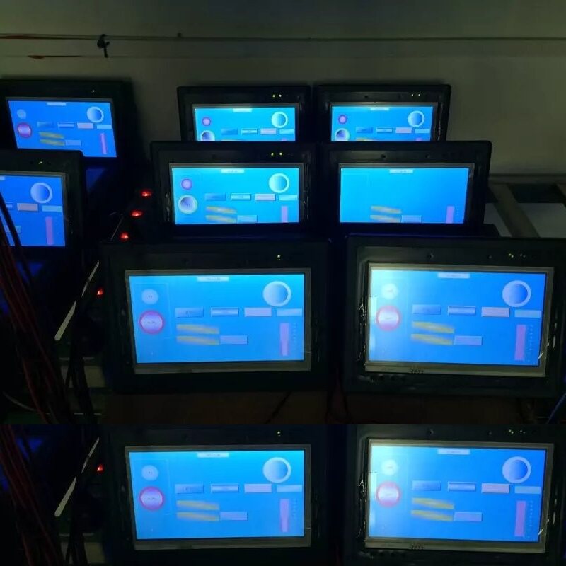 Explosive models do not hit the foreign Zhongda excellent control PLC touch screen all-in-one machine YKHMI4 3 5 factory direct supply AD temperature 7 inches