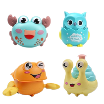 Childrens pressing engineering vehicle sliding excavator dinosaur small animal baby educational toy inertia car boy