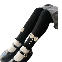 Girls leggings autumn wear 2024 new style baby pants outer wear versatile trousers childrens casual pants spring and autumn