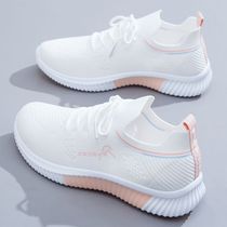Sports shoes for women 2024 new summer mesh shoes breathable mesh casual white shoes versatile single shoes running shoes