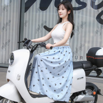 One piece sun protection skirt womens 2024 new style lower body leg cover electric vehicle anti-exposure apron skirt