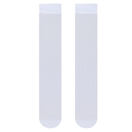 Medias sobre la rodilla medias blancas puro deseo medias negras calcetines sexy hasta la mitad del muslo tubo medio calcetines finos de verano jk para mujer