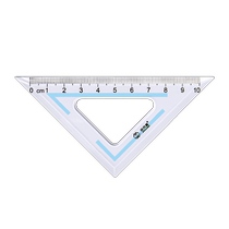 Compasses and ruler set multifunctional four-piece set for elementary school students to take exams special triangle ruler ruler protractor triangle plate