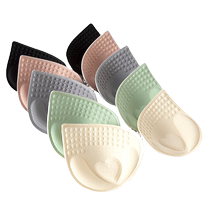 Prosthetic breasts fake breast sponge pads replacement fake breasts gathered latex silicone pads chest pad inserts sports bra pads