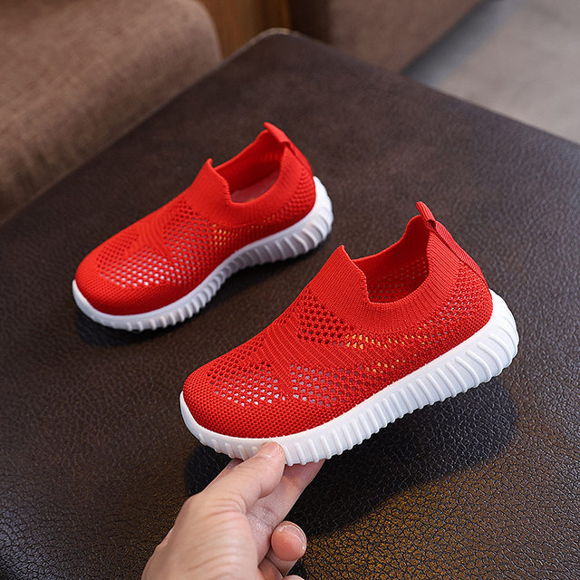 Kindergarten Indoor Shoes for Girls 2025 New Spring and Summer Children's Baby Shoes Mesh Breathable Girls' Canvas Shoes