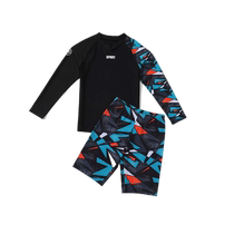 Fat boy swimsuit boy swimming trunks 2024 new childrens swimsuit medium and large children and adolescents split plus fat plus size