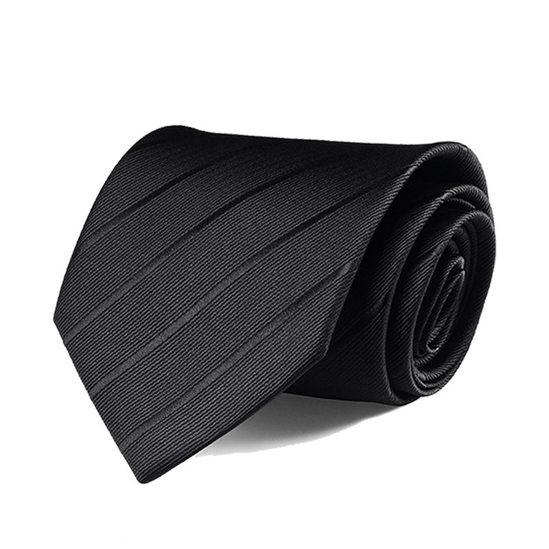 Black Tie for Men, No-Knot Zipper Style, Formal Business Suit, Casual Korean Style, Easy-To-Wear, Wedding Groom, High-End Feel