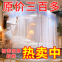Palace mosquito net bedroom home 2024 new encryption thickened floor-standing bracket 1 8m three-door princess style