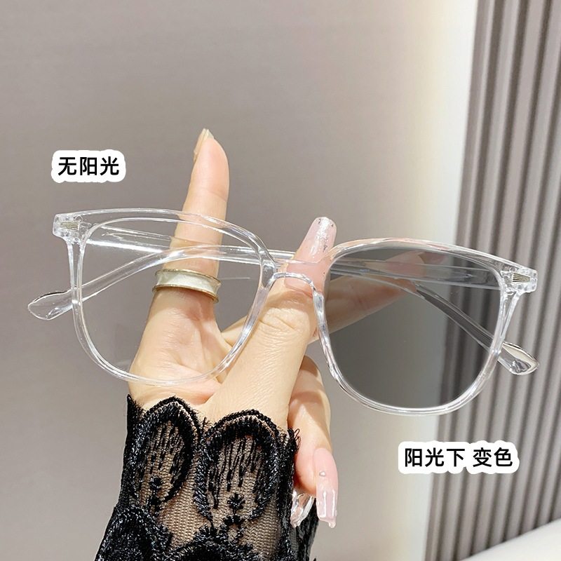 Cycling Goggles, Insect-Proof, Wind-Proof, Photochromic, Flat Glasses, Unisex, Non-Prescription, Anti-Blue Light Goggles