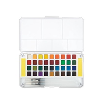 School season watercolor paint 24 colors 36 colors solid watercolor art painting tools beginners painting paint watercolor