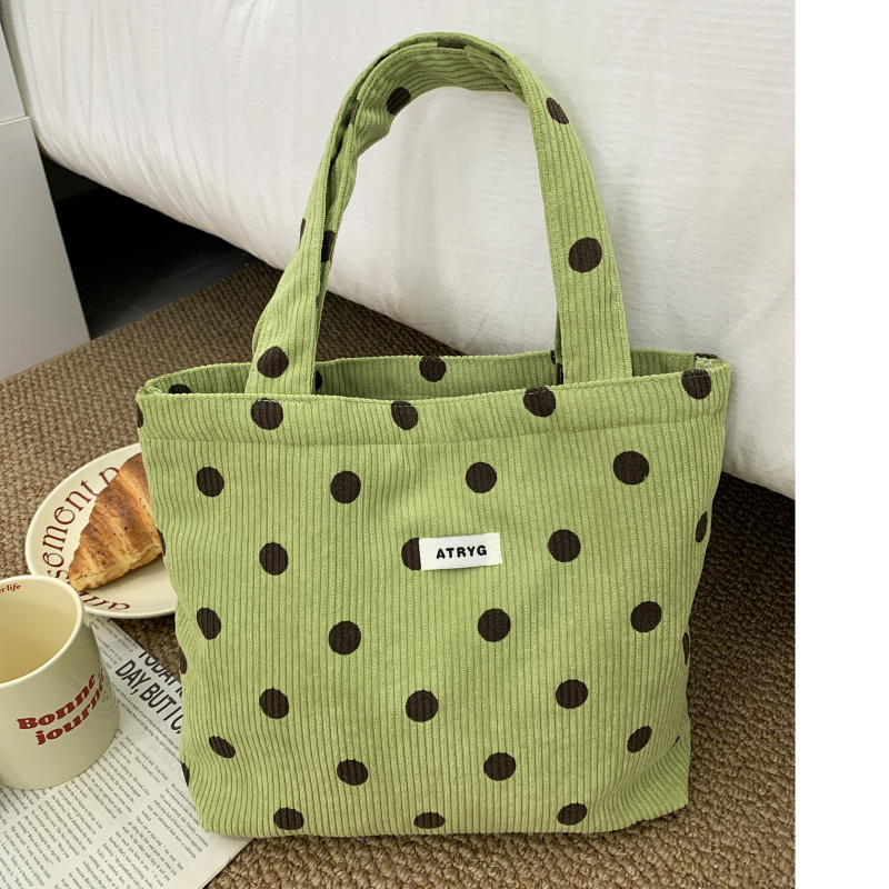 Cute and Simple Corduroy Small Handbag, Portable Lunch Bag, Work Commute Handbag, Women's Snack Bag Cute and Simple Corduroy Small Handbag, Portable Lunch Bag, Work Commute Handbag, Women's Snack Bag