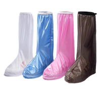 Silicone rain shoe covers for women 2024 new outer wear high tube rainproof waterproof anti-slip thickened wear-resistant rain shoes and rain boots