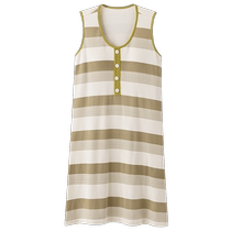 New 2024 summer pajamas for women with raised dot nightgown for women with chest pads for going out ice silk thread sleeveless home clothes