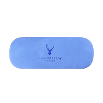 Deer head glasses case ins style portable retro literary mens and womens anti-pressure simple storage myopia glasses eye box