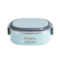 Office worker insulated lunch box student lunch box portable 304 stainless steel lunch box Japanese style large capacity lunch box portable