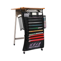 Student hanging book bag side anti-slip hanging bag large capacity book bag desk storage student books book bag desk artifact