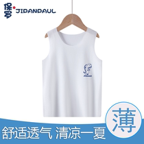 Childrens vest summer new style boys and girls tops thin ice silk modal baby underwear for inner wear