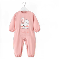 Baby smock crawling suit baby all-in-one protective clothing childrens one-piece full-body waterproof and anti-dirty crawling suit for outer wear in autumn and winter