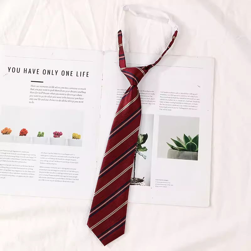 Jk Tie Women's Accessory Lazy Style College Style Coffee Brown Bow Tie Student Casual Shirt Wine Red Dk Men's