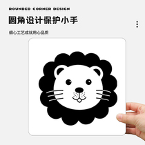 Black and white card baby early education card newborn visual stimulation card 0 to 3 months baby chasing colorful toys