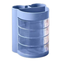 Pen holder creative dormitory desktop office stationery student makeup storage box desk rotating childrens pen keg