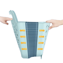 Wall-mounted dirty clothes basket household folding laundry basket storage large storage basket plastic dirty clothes basket doll storage bucket