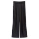 High-waist hot diamond acetate satin starry wide-leg trousers for summer new style elastic waist straps loose drape straight trousers