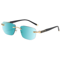 Presbyopic sunglasses sunglasses anti-blue light reading glasses for men and women brand reading glasses for middle-aged and elderly people ultra-light frameless