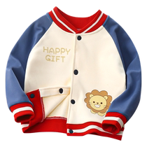 Baby clothes casual baseball uniforms jackets spring and autumn boys and girls baby casual fashionable childrens tops spring and autumn clothes