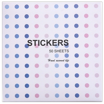 Small pattern polka dot Internet celebrity sticker diy polka dot sticker decoration hand account material girl heart cute and paper label