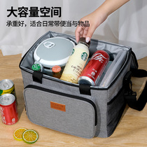 Lunch Box Bag Insulated Hand Refrigerated Bag Aluminum Foil Large Thickened Thermal Insulation Seafood Takeaway Special Large Capacity Picnic Bag