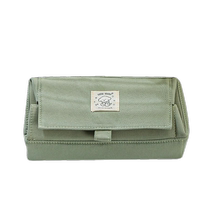 Large-capacity canvas pencil bag for primary school students simple ins Japanese pencil box stationery box for junior high school students pencil bag
