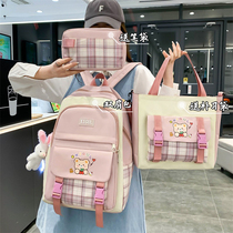 Schoolbags for girls and children in grades three to six primary school students and junior high schools 2024 new cute original large-capacity backpack