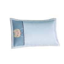 Childrens small pillow summer neck protection single sleeping sweat-absorbent and breathable baby cartoon buckwheat shell pillow core double-sided pillowcase